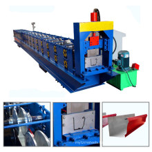 china hebei galvanized steel aluminum seamless water rain gutter forming machine for sale with good price